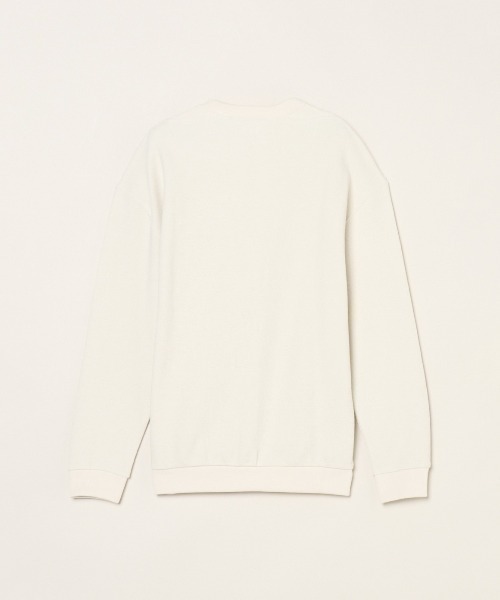 three dots（スリードッツ）の「ウールミックス パイルフリース クルーネック（スウェット・メンズ・ブラック/グレー系その他/ブルー系その他・SMALL/MEDIUM/LARGE）」の5枚目の写真