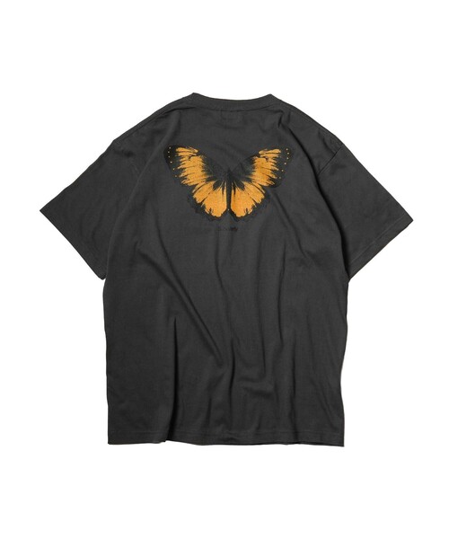 Subciety(サブサエティ)の「Butterfly tee(Tシャツ/カットソー・メンズ・バーガンディー/ホワイト/ブラック・SMALL/MEDIUM/LARGE/X-LARGE/XX-LARGE)」の22枚目の写真