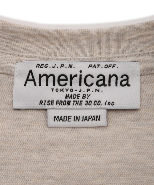 AMERICANA(アメリカーナ)の「【Americana(アメリカーナ)】ラフィー丸胴 プリントT / ポイントロゴ(Tシャツ/カットソー・レディース・ホワイト系その他/オフホワイト/ブルー系その他6・FREE)」の22枚目の写真