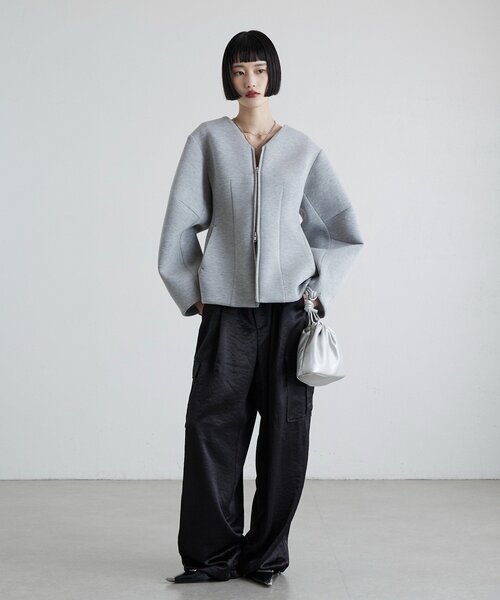 Lui's（ルイス）の「サテンカーゴパンツ（カーゴパンツ・レディース・ブラック/ブラウン・36/38）」の12枚目の写真