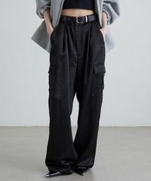 Lui's | サテンカーゴパンツ(カーゴパンツ)