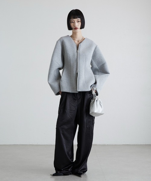 Lui's（ルイス）の「サテンカーゴパンツ（カーゴパンツ・レディース・ブラック/ブラウン・36/38）」の22枚目の写真