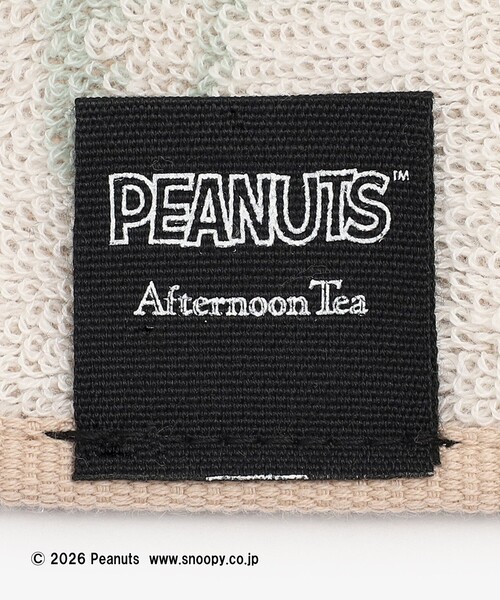 Afternoon Tea(アフタヌーンティー)の「フェイスタオル/PEANUTS(タオル・レディース・グリーン・ONE SIZE)」の7枚目の写真