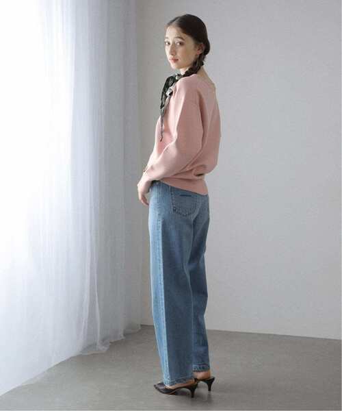 La TOTALITE（ラトータリテ）の「《追加3》【洗える】接結クルーネックプルオーバー（ニット/セーター・レディース・ホワイト/ピンク/イエロー・FREE）」の6枚目の写真