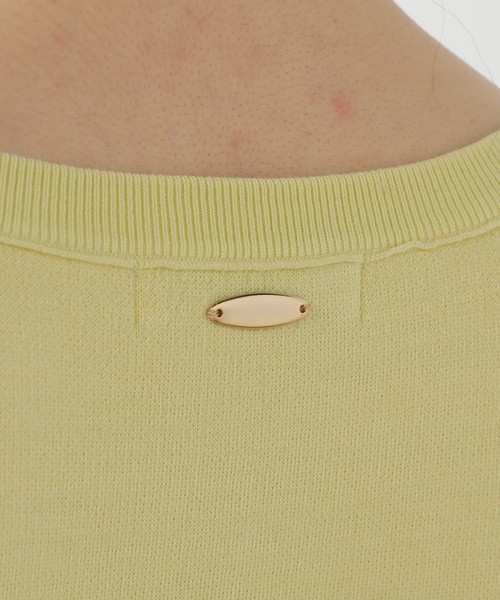 La TOTALITE（ラトータリテ）の「《追加3》【洗える】接結クルーネックプルオーバー（ニット/セーター・レディース・ホワイト/ピンク/イエロー・FREE）」の18枚目の写真