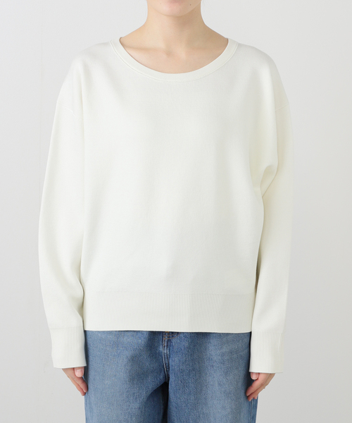 La TOTALITE（ラトータリテ）の「《追加3》【洗える】接結クルーネックプルオーバー（ニット/セーター・レディース・ホワイト/ピンク/イエロー・FREE）」の20枚目の写真