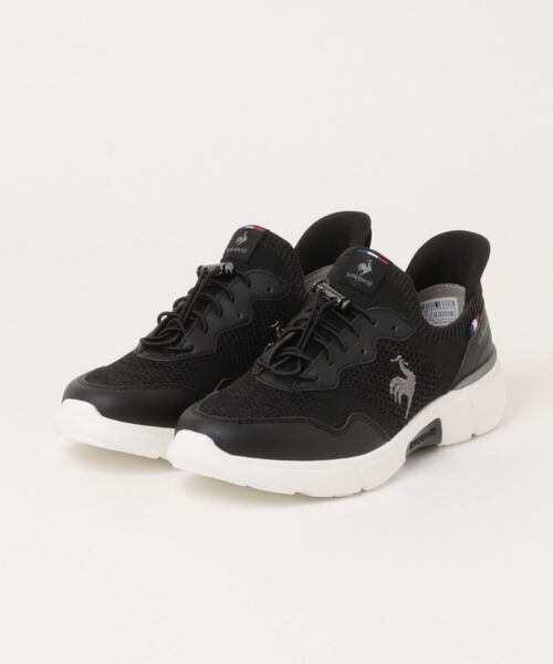 le coq sportif(ルコックスポルティフ)の「【le coq sportif】LCS ロワール(スニーカー・レディース・ブラック・23.5cm/23.0cm/24.5cm/24.0cm/22.5cm)」の1枚目の写真