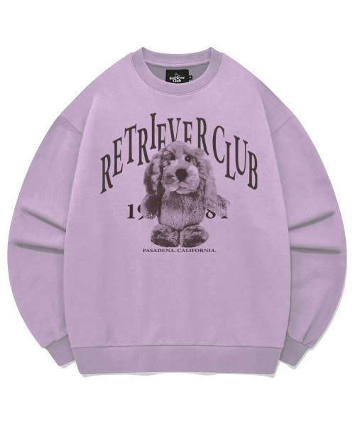 Retriever Club（レトリーバークラブ）の「RETRIEVER DOLL CREWNECK [LIGHT PURPLE]（スウェット・レディース・その他・L/XL/M）」の2枚目の写真