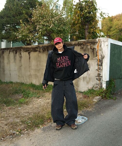 Big Unionの「ディストロイドクリンクルデニムパンツ(ブラック)(デニムパンツ・メンズ・その他・S/M/L)」の5枚目の写真