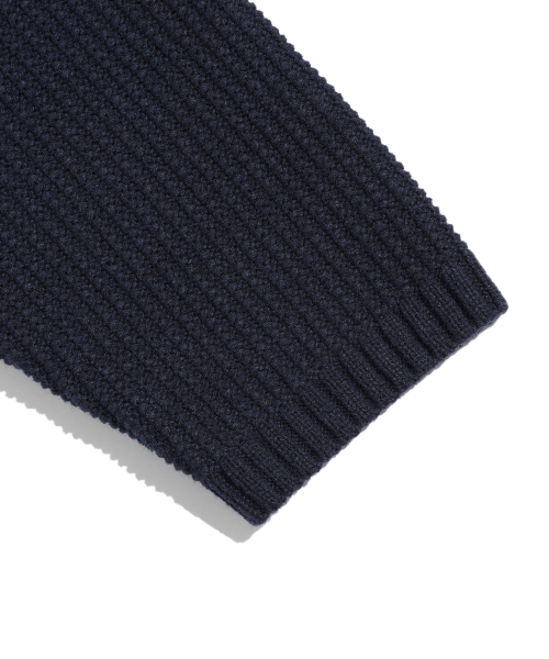 NICE GHOST CLUB(ナイスゴーストクラブ)の「FFATS POSITION KNIT_NAVY(NG2EFUK611A)(ニット/セーター・レディース・ネイビー・S/M/L)」の5枚目の写真
