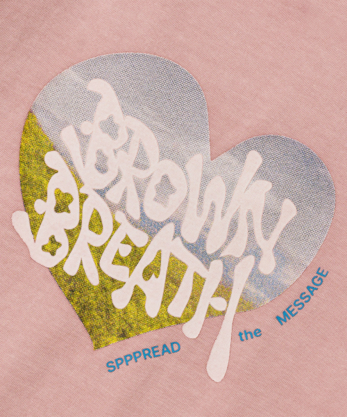 BROWNBREATH(ブラウンブレス)の「W BB ハート ピグメント クロップ Tシャツ - インディ ピンク(Tシャツ/カットソー・レディース・その他・S/M)」の3枚目の写真
