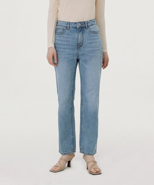 GOODDEN（グーデン）の「[GDST04] Straight Lignt Blue_Standard（デニムパンツ・レディース・その他・28inch/24inch/26inch/32inch/30inch）」の3枚目の写真