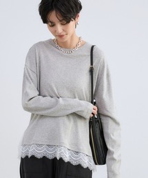 BARNYARDSTORM | BARNYARDSTORM / 裾レースロンＴ(Tシャツ/カットソー)