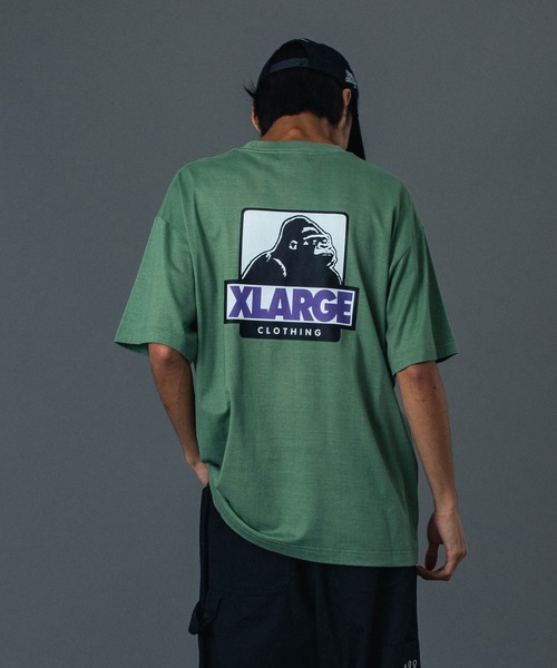 XLARGE(エクストララージ)の「OG S/S TEE(Tシャツ/カットソー・メンズ・グリーン/ネイビー/ホワイト/ブラック・XS/S/M/L/XL/XXL)」の1枚目の写真