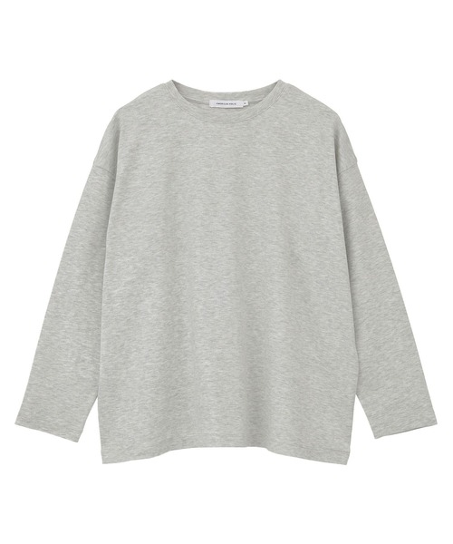 AMERICAN HOLIC（アメリカンホリック）の「クルーネックスクエアヘムプルオーバー（Tシャツ/カットソー・レディース・オフホワイト/グレー系その他・L/M）」の4枚目の写真