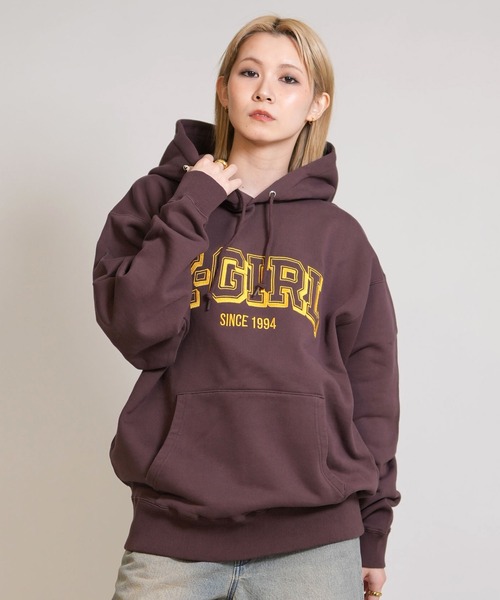 ムラサキスポーツ限定】X-GIRL/エックスガール プルオーバー パーカー