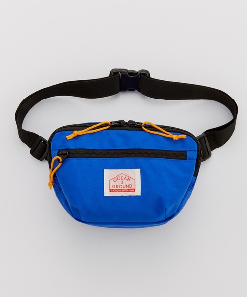 Ocean&Ground（オーシャン&グラウンド）の「ｳｴｽﾄﾎﾟｰﾁGOODAY（ボディバッグ/ウエストポーチ・キッズ・ブラック/グリーン/ブルー/マスタード/レッド/ブルー系その他・FREE）」の3枚目の写真