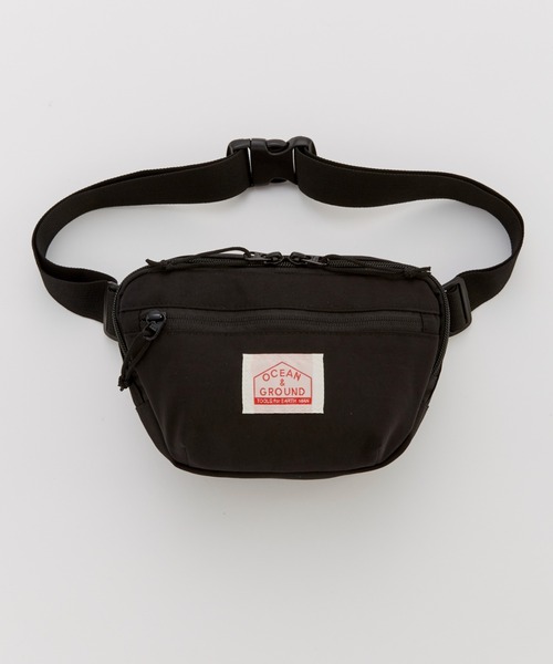 Ocean&Ground（オーシャン&グラウンド）の「ｳｴｽﾄﾎﾟｰﾁGOODAY（ボディバッグ/ウエストポーチ・キッズ・ブラック/グリーン/ブルー/マスタード/レッド/ブルー系その他・FREE）」の2枚目の写真