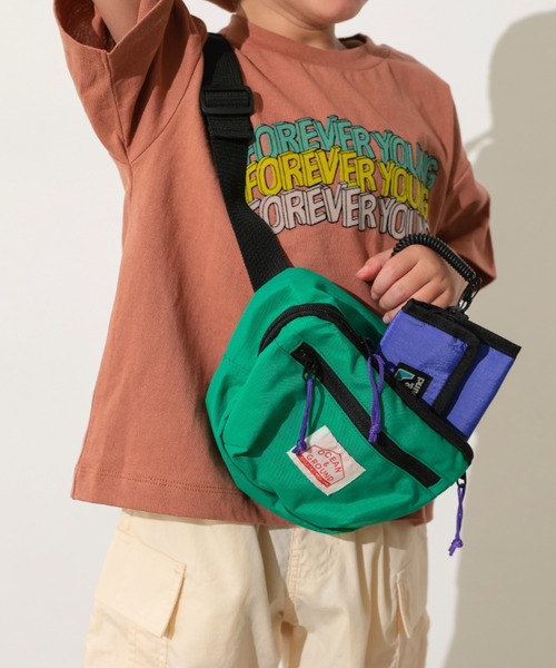 Ocean&Ground（オーシャン&グラウンド）の「ｳｴｽﾄﾎﾟｰﾁGOODAY（ボディバッグ/ウエストポーチ・キッズ・ブラック/グリーン/ブルー/マスタード/レッド/ブルー系その他・FREE）」の10枚目の写真