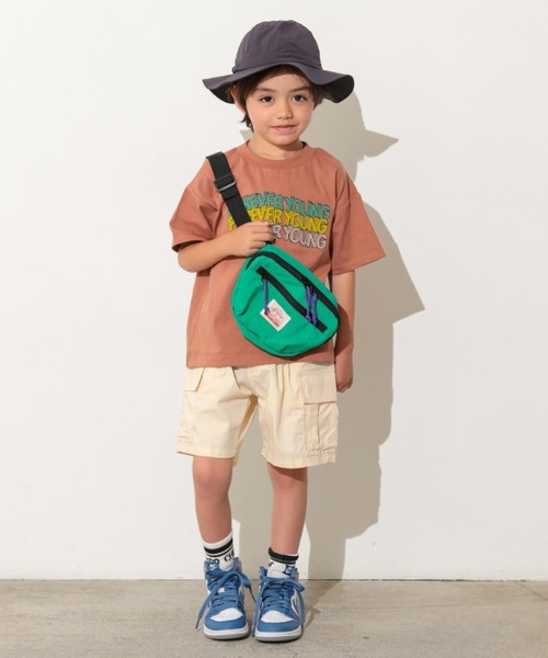 Ocean&Ground（オーシャン&グラウンド）の「ｳｴｽﾄﾎﾟｰﾁGOODAY（ボディバッグ/ウエストポーチ・キッズ・ブラック/グリーン/ブルー/マスタード/レッド/ブルー系その他・FREE）」の7枚目の写真