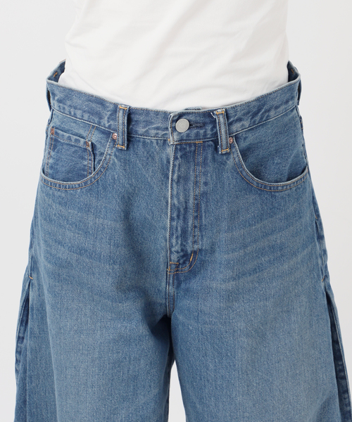 journal standard L'essage（ジャーナルスタンダードレサージュ）の「サイドタックデニムパンツ（デニムパンツ・レディース・ブルー/ネイビー・38/36）」の18枚目の写真