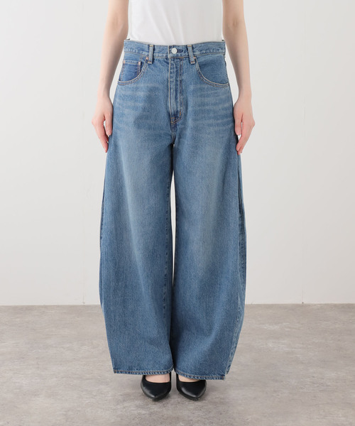 journal standard L'essage(ジャーナルスタンダードレサージュ)の「サイドタックデニムパンツ(デニムパンツ・レディース・ブルー/ネイビー・38/36)」の6枚目の写真
