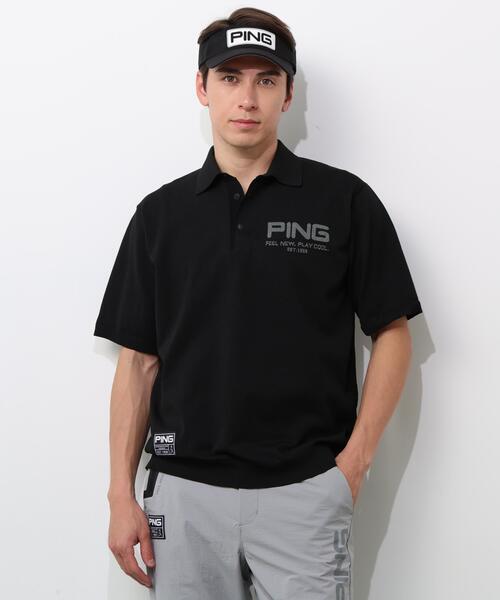 PING(ピン)の「【PING APPAREL】半袖ニットポロシャツ(ポロシャツ・メンズ・ブラック/グレー/ホワイト・L/S/LL/M/LL1)」の20枚目の写真
