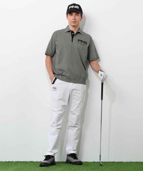 PING(ピン)の「【PING APPAREL】半袖ニットポロシャツ(ポロシャツ・メンズ・ブラック/グレー/ホワイト・L/S/LL/M/LL1)」の7枚目の写真