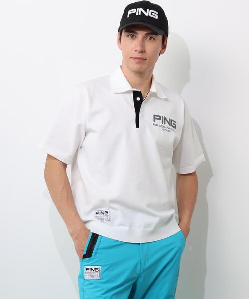 PING(ピン)の「【PING APPAREL】半袖ニットポロシャツ(ポロシャツ・メンズ・ブラック/グレー/ホワイト・L/S/LL/M/LL1)」の14枚目の写真