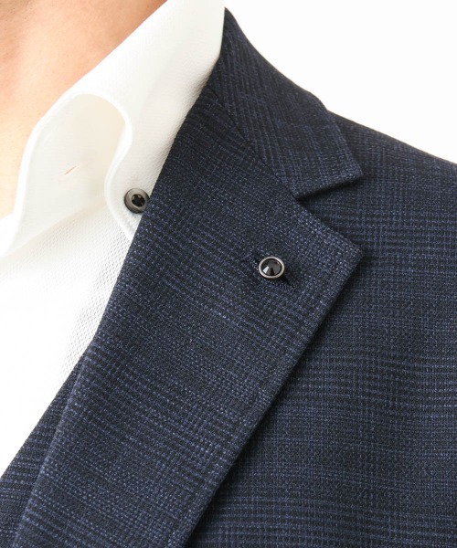 MICHEL KLEIN HOMME   （ミッシェルクランオム）の「【セットアップ】3ピース対応テーラードジャケット（テーラードジャケット・メンズ・グレー/ネイビー・MEDIUM/LARGE/X-LARGE）」の10枚目の写真