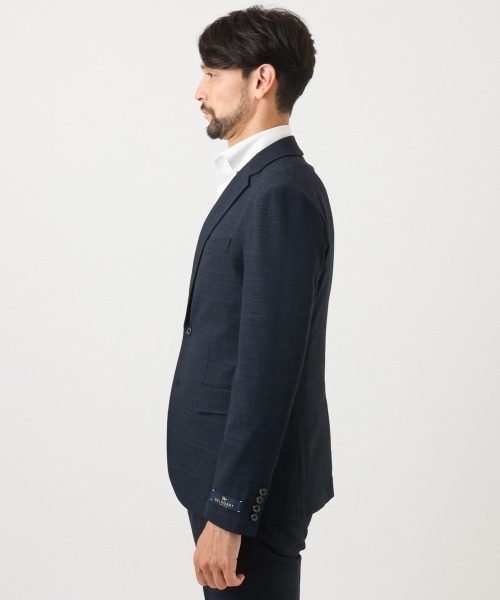 MICHEL KLEIN HOMME   （ミッシェルクランオム）の「【セットアップ】3ピース対応テーラードジャケット（テーラードジャケット・メンズ・グレー/ネイビー・MEDIUM/LARGE/X-LARGE）」の4枚目の写真