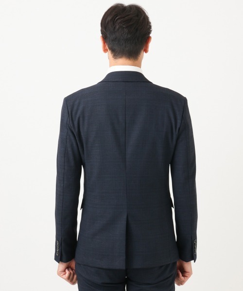 MICHEL KLEIN HOMME   （ミッシェルクランオム）の「【セットアップ】3ピース対応テーラードジャケット（テーラードジャケット・メンズ・グレー/ネイビー・MEDIUM/LARGE/X-LARGE）」の3枚目の写真