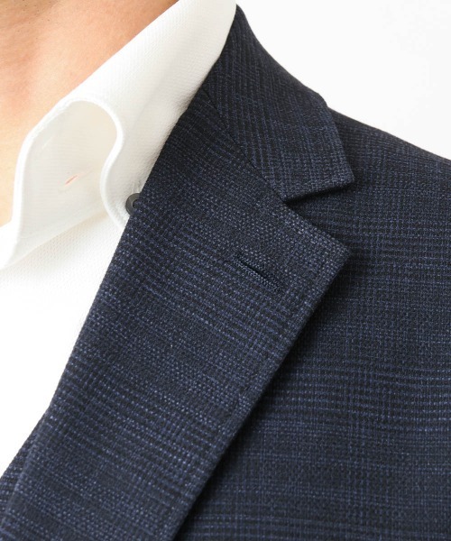 MICHEL KLEIN HOMME   （ミッシェルクランオム）の「【セットアップ】3ピース対応テーラードジャケット（テーラードジャケット・メンズ・グレー/ネイビー・MEDIUM/LARGE/X-LARGE）」の16枚目の写真