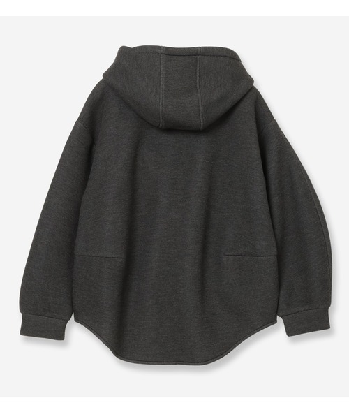 R-ISM（リズム）の「【洗える】スポンジダンボールフーディー（パーカー・レディース・オフホワイト/チャコールグレー/ライトグレー・4）」の18枚目の写真