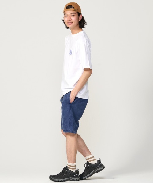 KRIFF MAYER(クリフメイヤー)の「【綿100%】ダジャレ半袖Tシャツ(デンワニデンワ)(Tシャツ/カットソー・メンズ・オフホワイト/コーラル/パープル/ベージュ/チャコール・X-LARGE/LARGE/MEDIUM)」の8枚目の写真