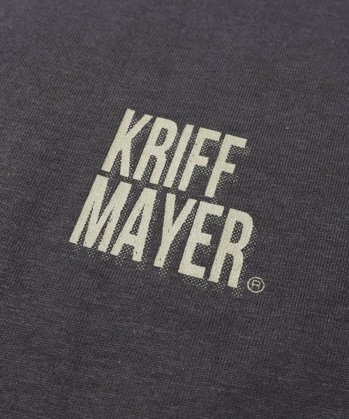 KRIFF MAYER(クリフメイヤー)の「【綿100%】ダジャレ半袖Tシャツ(デンワニデンワ)(Tシャツ/カットソー・メンズ・オフホワイト/コーラル/パープル/ベージュ/チャコール・X-LARGE/LARGE/MEDIUM)」の13枚目の写真