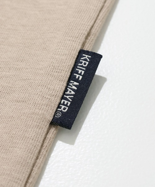 KRIFF MAYER(クリフメイヤー)の「【綿100%】ダジャレ半袖Tシャツ(デンワニデンワ)(Tシャツ/カットソー・メンズ・オフホワイト/コーラル/パープル/ベージュ/チャコール・X-LARGE/LARGE/MEDIUM)」の18枚目の写真