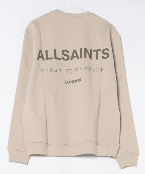 ALLSAINTS(オールセインツ)の「UNDERGROUND RELAXED FIT CREW NECK SWEATSHIRT | アンダーグラウンド リラックス フィット クルー ネック スウェットシャツ(スウェット・メンズ・ベージュ系その他・S/M/L/XS)」の7枚目の写真