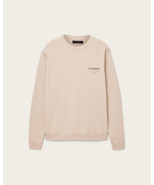 ALLSAINTS(オールセインツ)の「UNDERGROUND RELAXED FIT CREW NECK SWEATSHIRT | アンダーグラウンド リラックス フィット クルー ネック スウェットシャツ(スウェット・メンズ・ベージュ系その他・S/M/L/XS)」の6枚目の写真