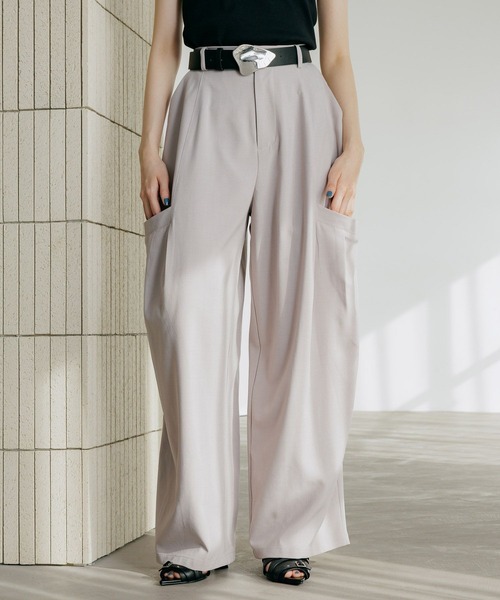 PAGEBOY（ページボーイ）の「ドロポケワイドコクーンパンツ（その他パンツ・レディース・チャコールグレー/ブラック/グレイッシュベージュ・SMALL/MEDIUM）」の21枚目の写真