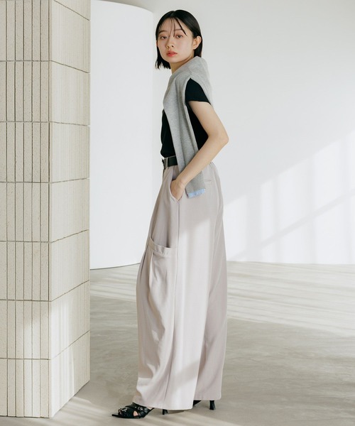 PAGEBOY（ページボーイ）の「ドロポケワイドコクーンパンツ（その他パンツ・レディース・チャコールグレー/ブラック/グレイッシュベージュ・SMALL/MEDIUM）」の18枚目の写真