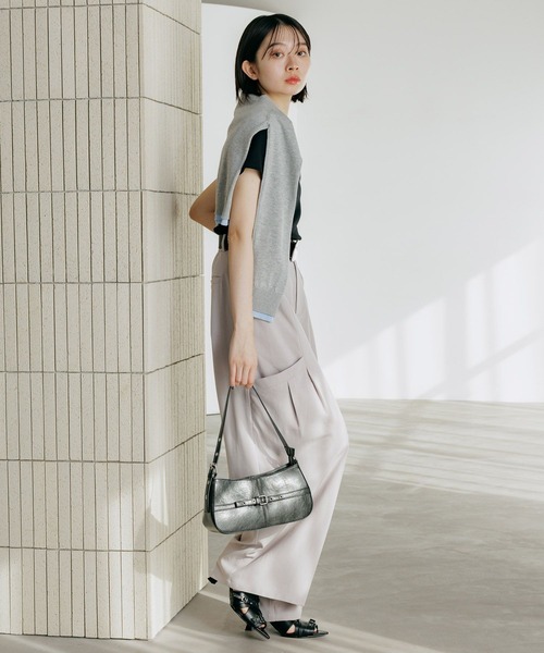 PAGEBOY（ページボーイ）の「ドロポケワイドコクーンパンツ（その他パンツ・レディース・チャコールグレー/ブラック/グレイッシュベージュ・SMALL/MEDIUM）」の19枚目の写真