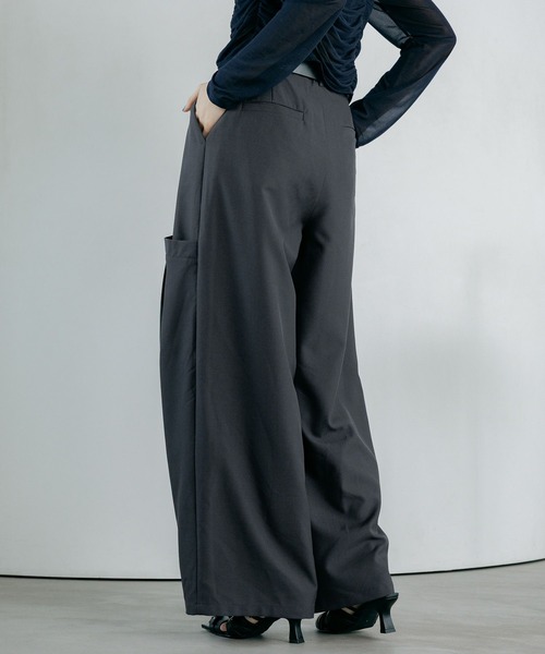 PAGEBOY（ページボーイ）の「ドロポケワイドコクーンパンツ（その他パンツ・レディース・チャコールグレー/ブラック/グレイッシュベージュ・SMALL/MEDIUM）」の16枚目の写真