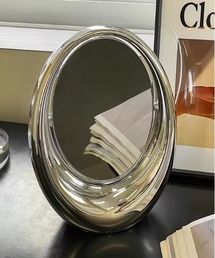 ammy.（エイミードット）の「【 ammy. / エイミードット 】 オーバル フレーム スタンドミラー（ミラー）」