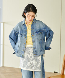 FREAK'S STORE | Lee × FREAK'S STORE/リー 別注 101-J RIDERS JACKET/別注 ワンオーワン ジェー ライダースジャケット/デニムジャケット(デニムジャケット)