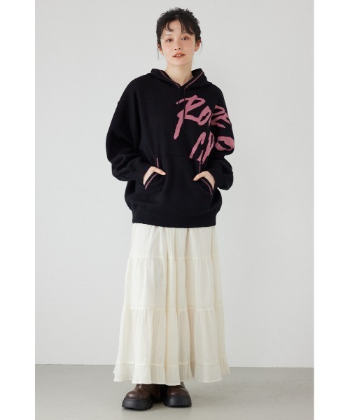 RODEO CROWNS WIDE BOWL（ロデオクラウンズワイドボウル）の「パレットティアードスカート（スカート・レディース・オフホワイト/ブラック/ライトピンク/グリーン・FREE）」の14枚目の写真