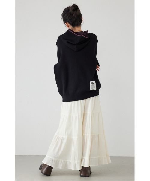 RODEO CROWNS WIDE BOWL（ロデオクラウンズワイドボウル）の「パレットティアードスカート（スカート・レディース・オフホワイト/ブラック/ライトピンク/グリーン・FREE）」の15枚目の写真