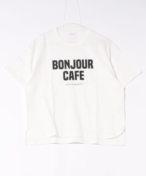 FOV(フォブ)の「フォブ BONJOUR Tシャツ(Tシャツ/カットソー・レディース・ブラック/ピンク/ホワイト・F)」の7枚目の写真