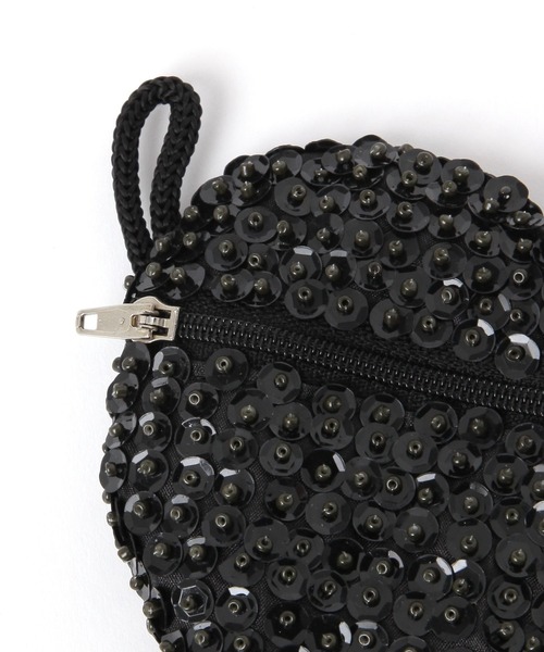 BAYFLOW(ベイフロー)の「BFスパンコールハートポーチ(ポーチ・レディース・ブラック/ブルー/レッド/イエロー・0)」の5枚目の写真