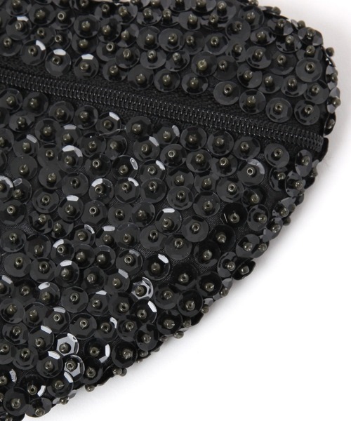 BAYFLOW(ベイフロー)の「BFスパンコールハートポーチ(ポーチ・レディース・ブラック/ブルー/レッド/イエロー・0)」の6枚目の写真